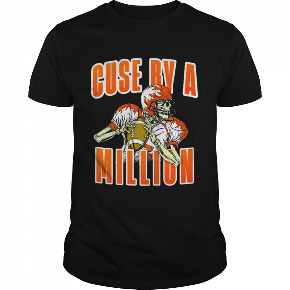 Skeleton Cuse By a Million Football shirt Classic Men's T-shirt