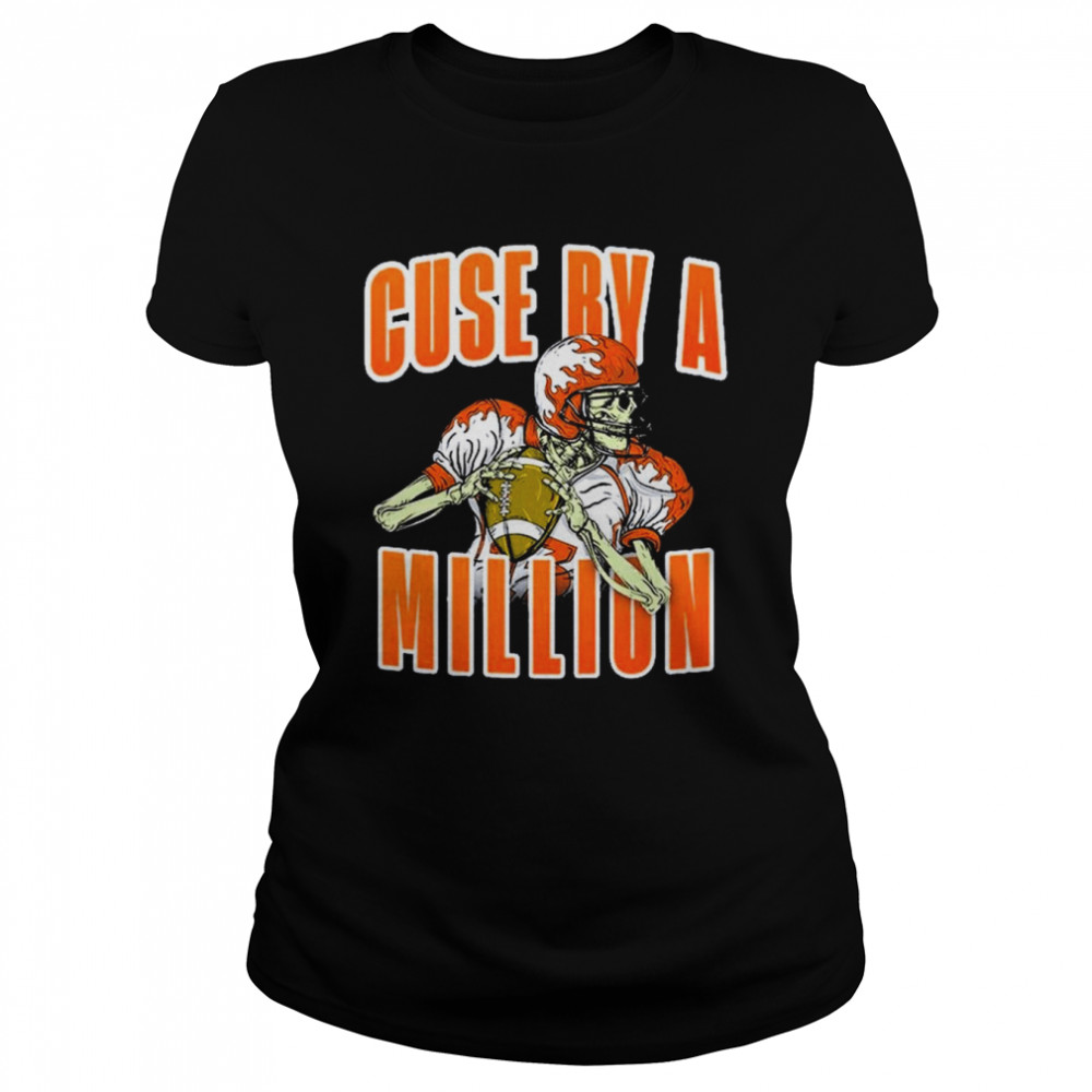 Skeleton Cuse By a Million Football shirt Classic Women's T-shirt