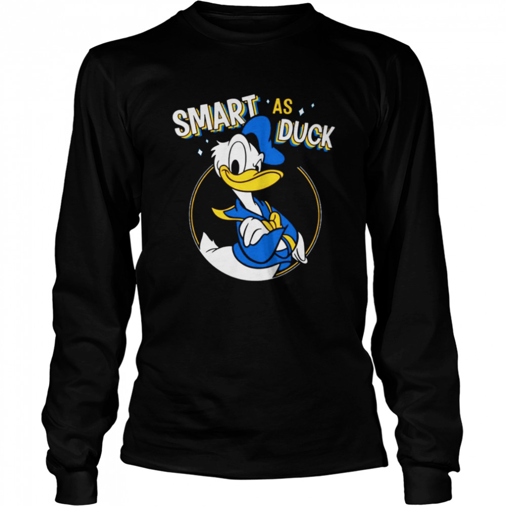 Smart As Duck Donald Duck shirt Long Sleeved T-shirt