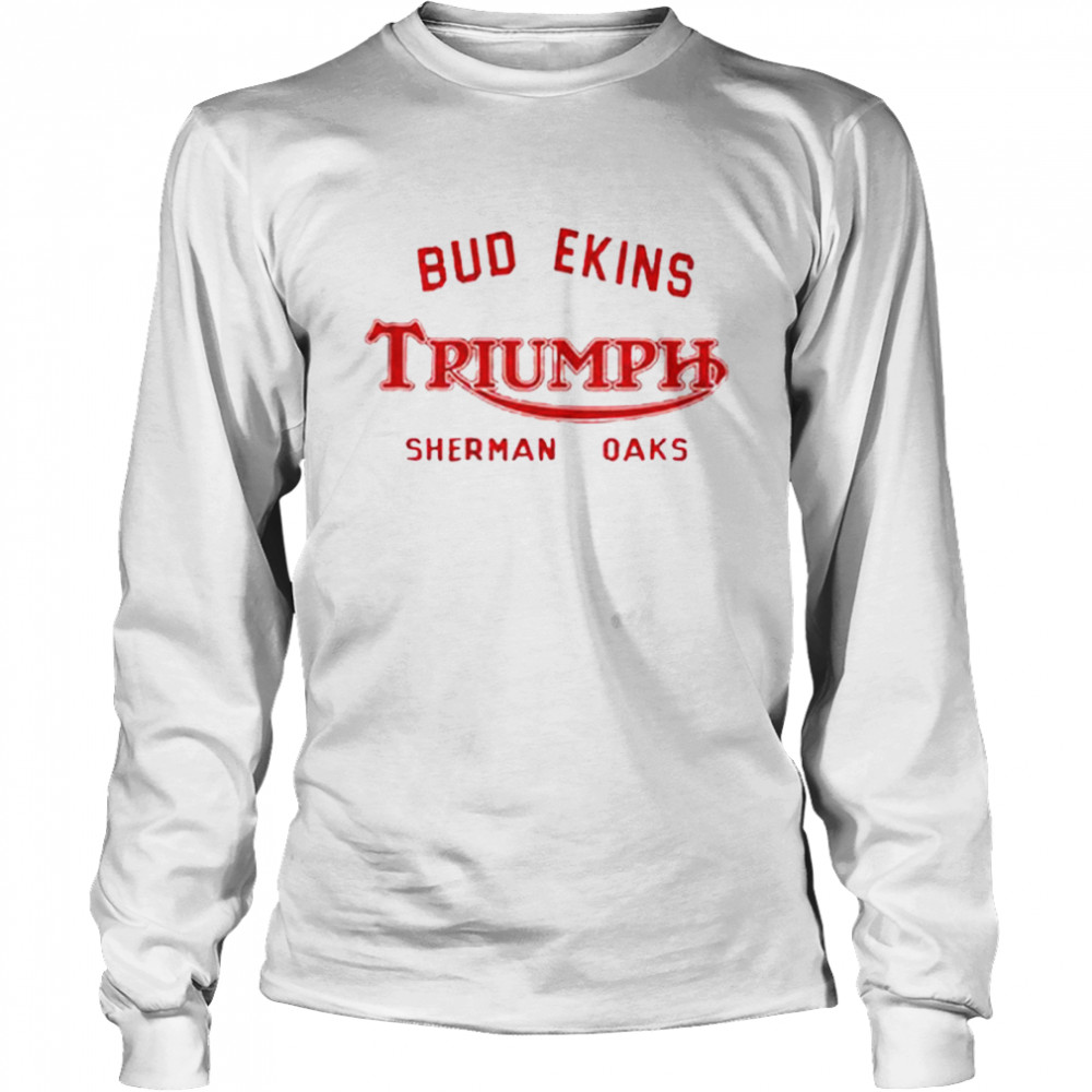 Triumph Motorcycles Bud Ekins Sherman Oaks T- Long Sleeved T-shirt