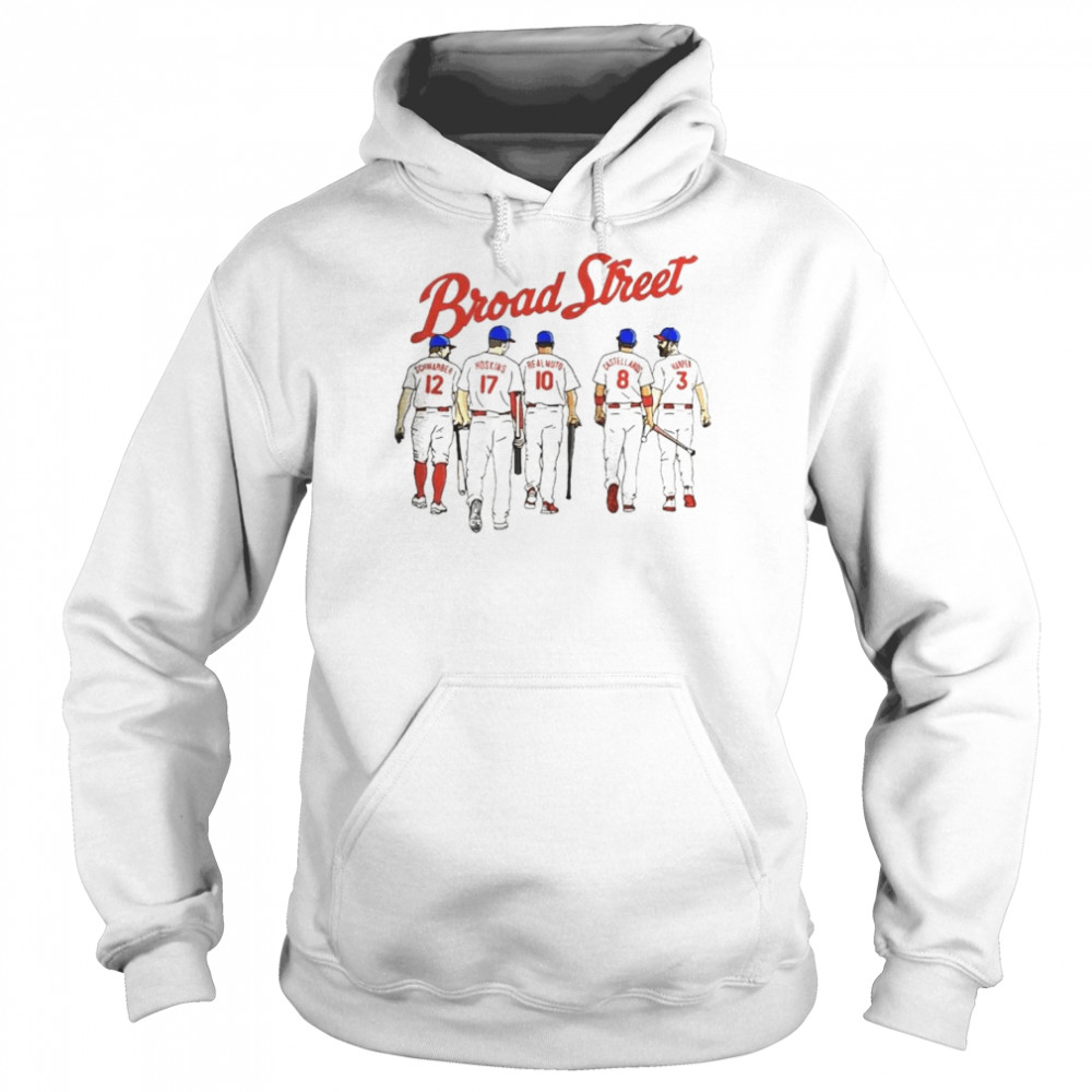 Broad street bombers philadelphia phillies players road world series nlcs  champions shirt, hoodie, sweater, long sleeve and tank top