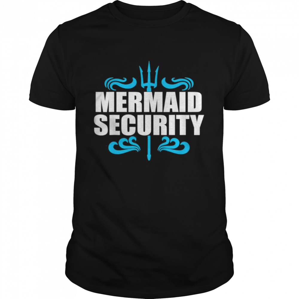 Mermaid Security Swimmer Swimming T- Classic Men's T-shirt