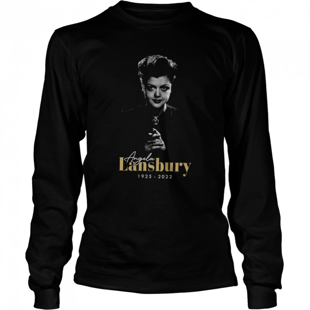 Angela Lansbury 1925 2022 Signature Rip The Legend shirt Long Sleeved T-shirt