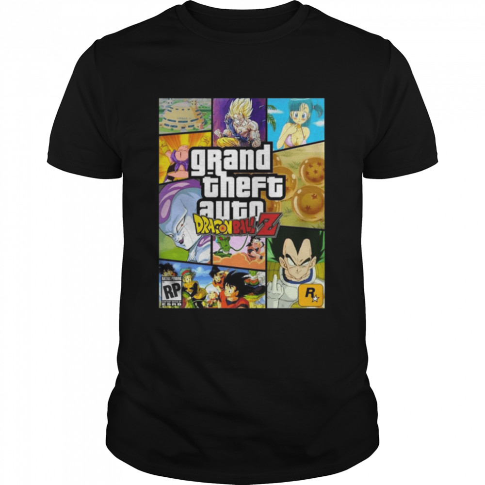 Dragon Ball Design Inspired By Grand Theft Auto Gta shirt