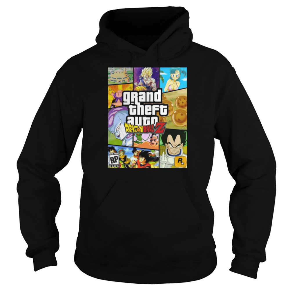 Dragon Ball Design Inspired By Grand Theft Auto Gta shirt Unisex Hoodie