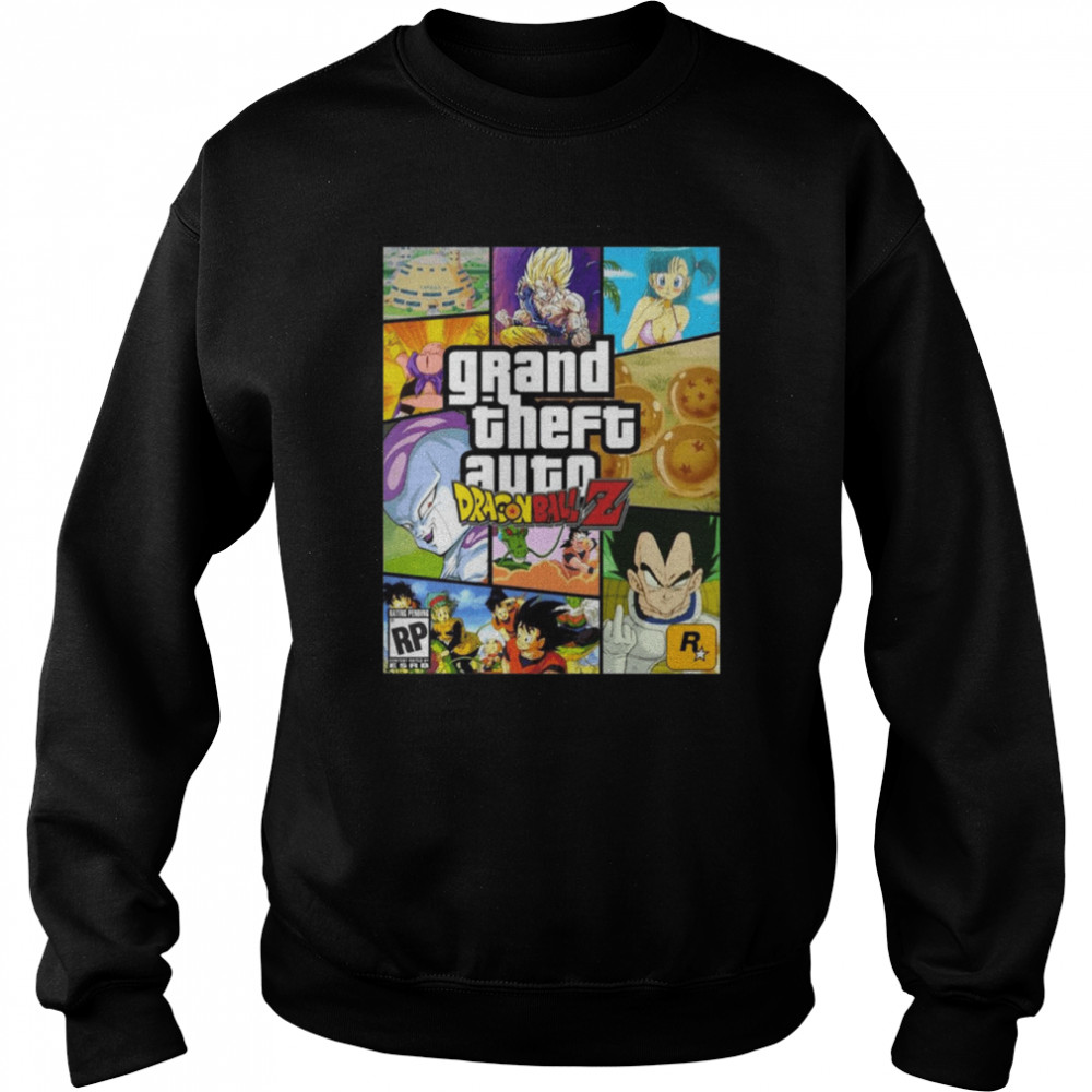 Dragon Ball Design Inspired By Grand Theft Auto Gta shirt Unisex Sweatshirt