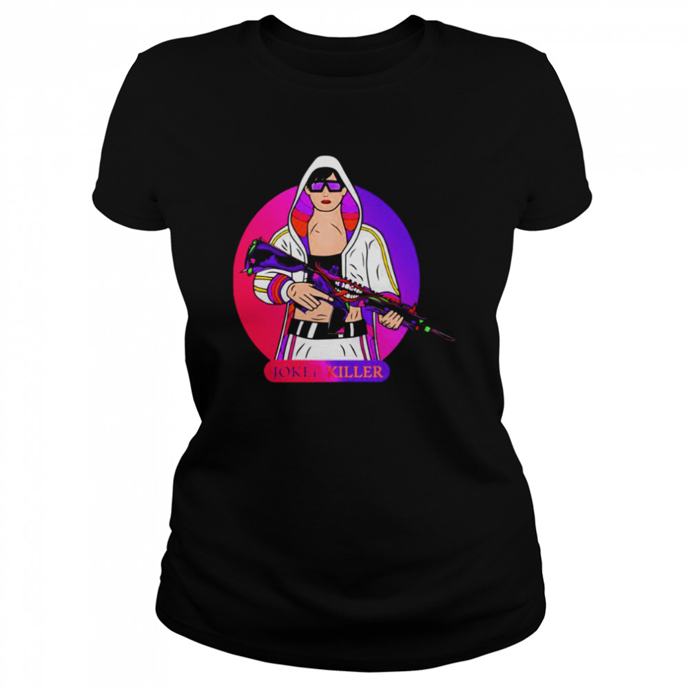 Joker M416 Killer Pubg Mobile Gaming shirt Classic Women's T-shirt