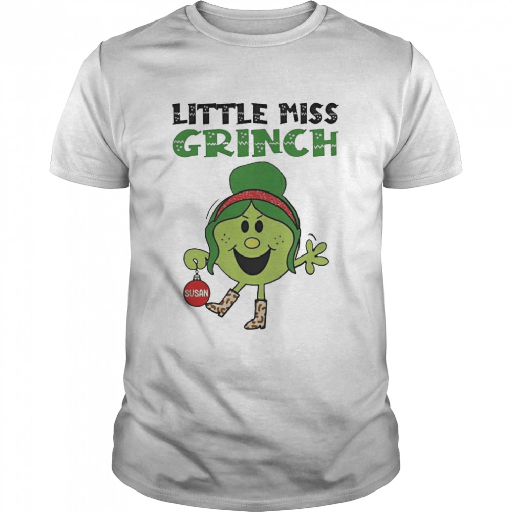 Little Miss Grinch Merry Christmas shirt