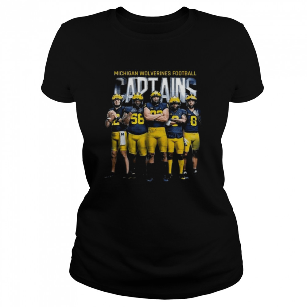 Michigan Wolverines football announces team captains for the 2022 season shirt Classic Women's T-shirt