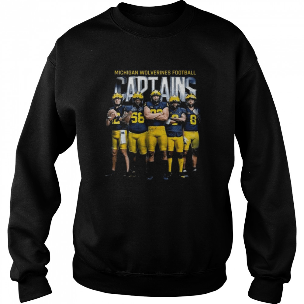 Michigan Wolverines football announces team captains for the 2022 season shirt Unisex Sweatshirt