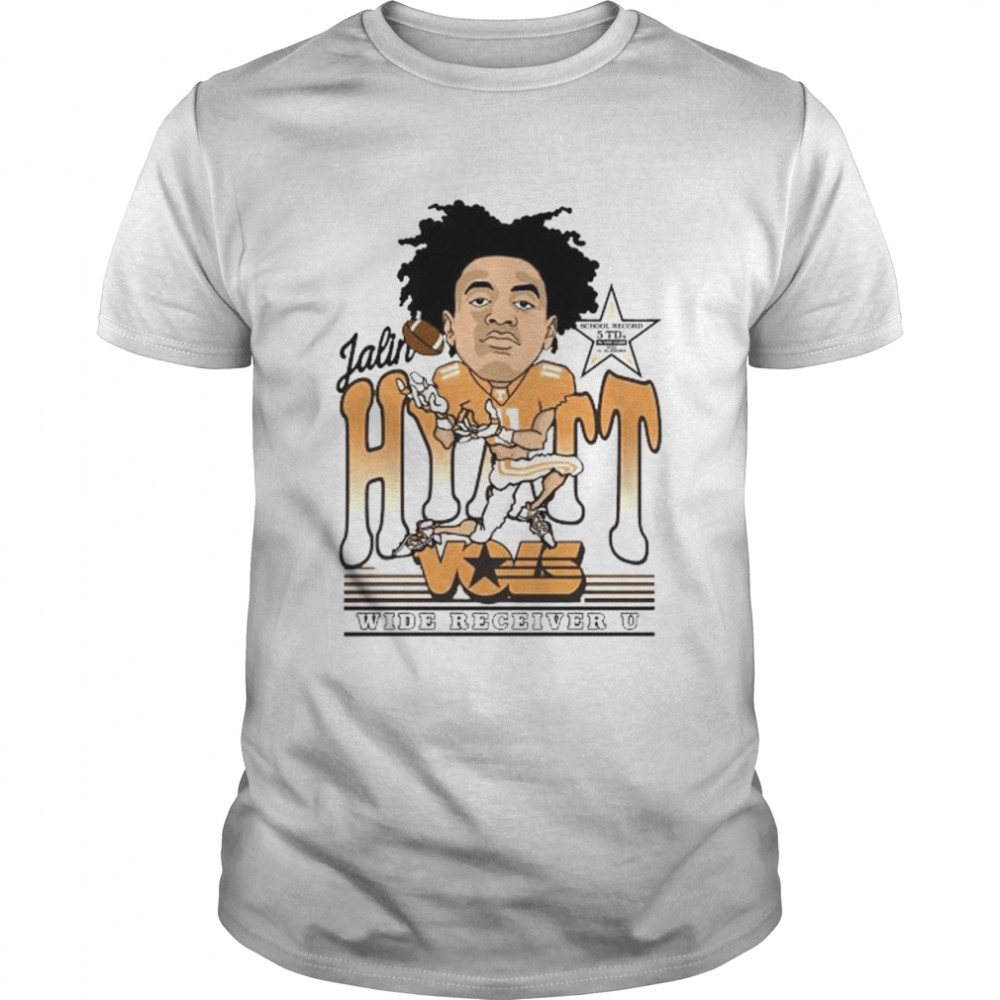 Tennessee Vols Jalin Hyatt Wide Receiver U 2022 shirt 5 Tennessee Vols Jalin Hyatt Wide Receiver U 2022 shirt Classic Men's T-shirt