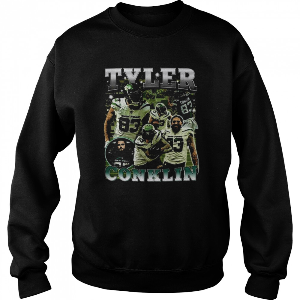 Tyler conklin new york jets vintage shirt