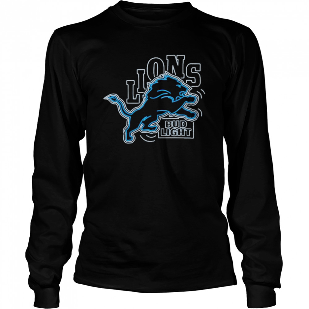 Detroit Lions NFL Bud Light shirt Long Sleeved T-shirt