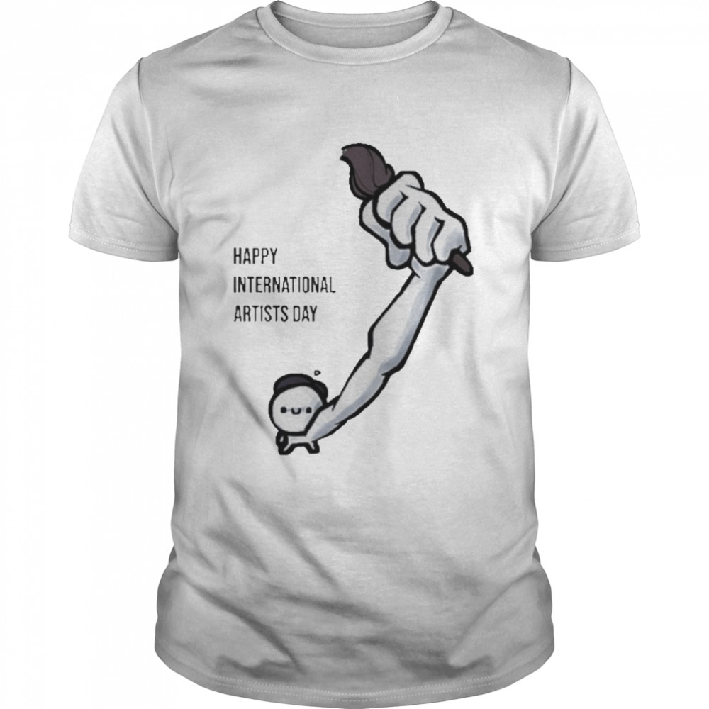 Happy international artists day t-shirt Classic Men's T-shirt