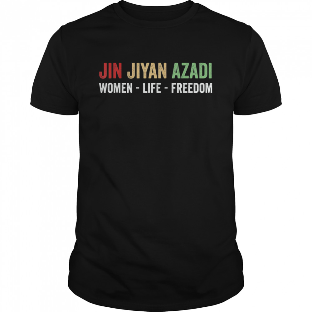 Jin Jiyan Azadi – Women Life Freedom – Kurdish Freedom T- Classic Men's T-shirt