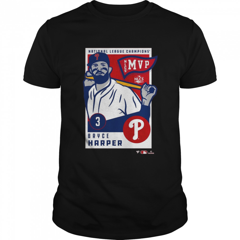 Philadelphia Phillies Bryce Harper 2022 National League Champions MVP shirt