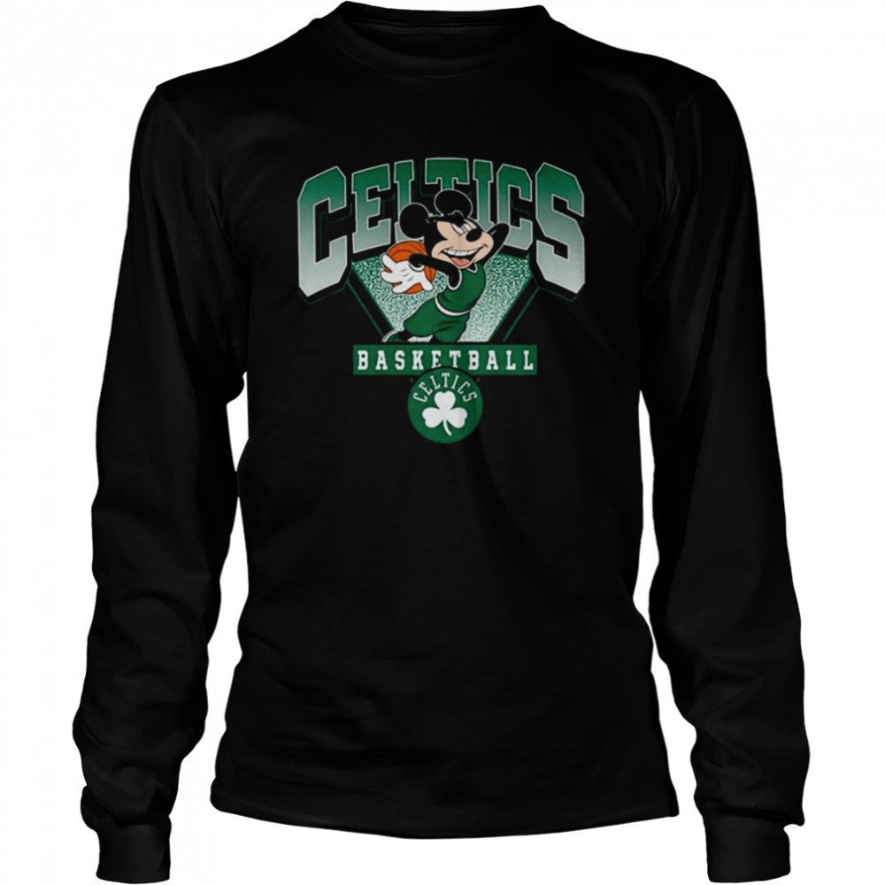 Celtics Youth Mickey In The Game shirt Long Sleeved T-shirt
