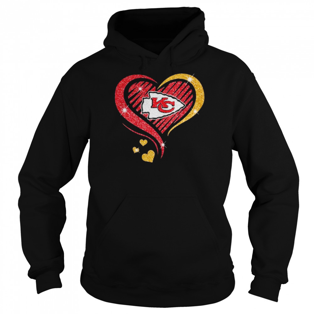 Kansas City Chiefs football Heart Diamond shirt - Trend T Shirt