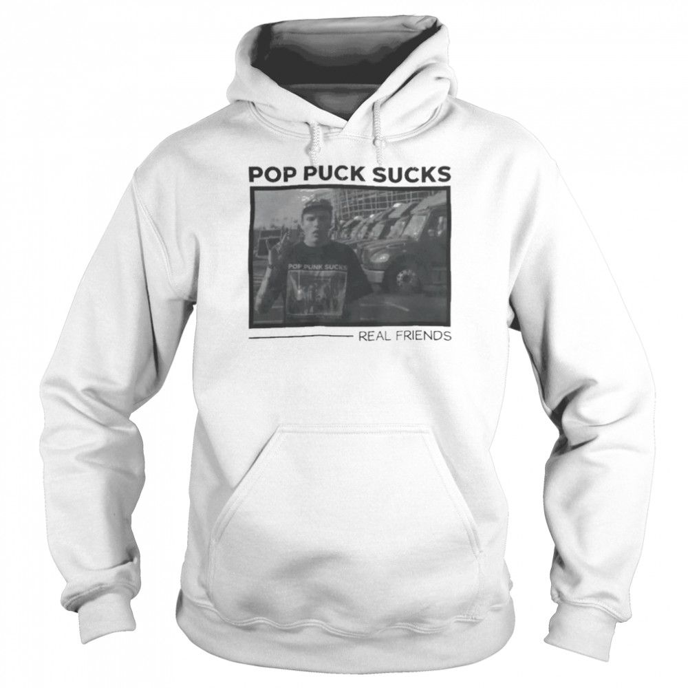 Pop punk sucks real friends t-shirt Unisex Hoodie