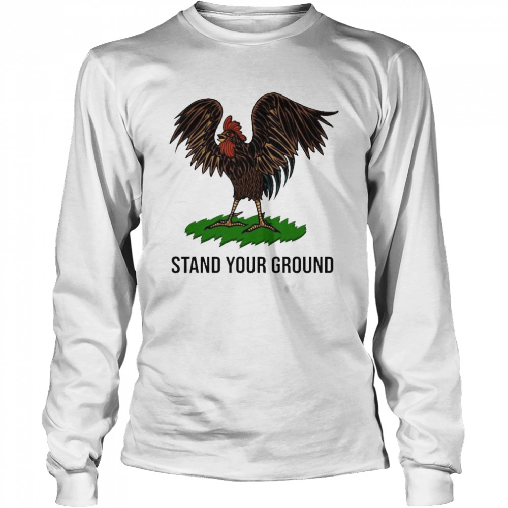 Tim Pool Timcast Store Chicken Stand Your Ground Long Sleeved T-shirt