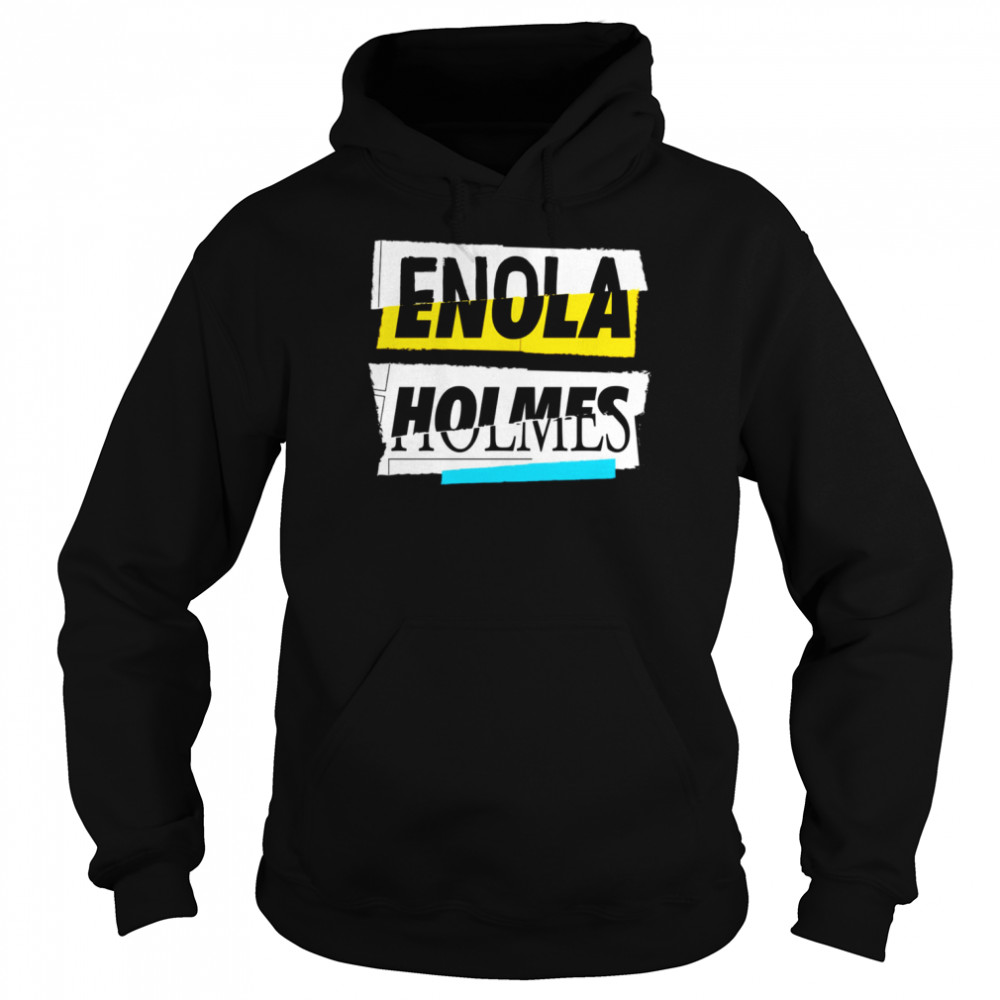 Newspaper Enola Holmes Style shirt Unisex Hoodie