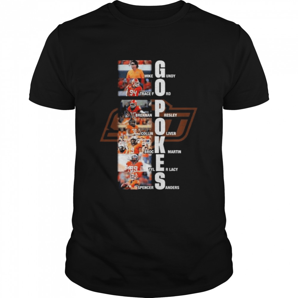 Oklahoma State Cowboys all team player signatures 2022 shirt Classic Men's T-shirt