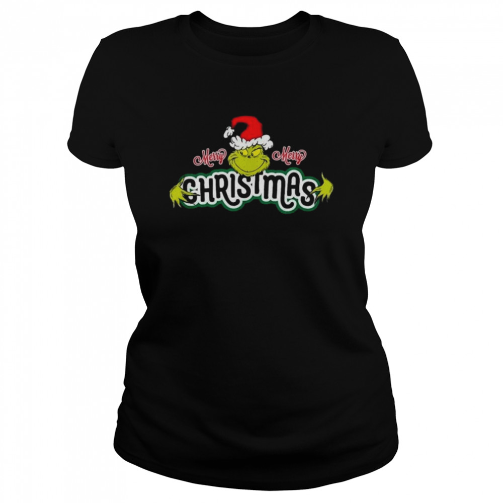 Dr. Seuss Grinch Hugs Christmas 2022 shirt Classic Women's T-shirt