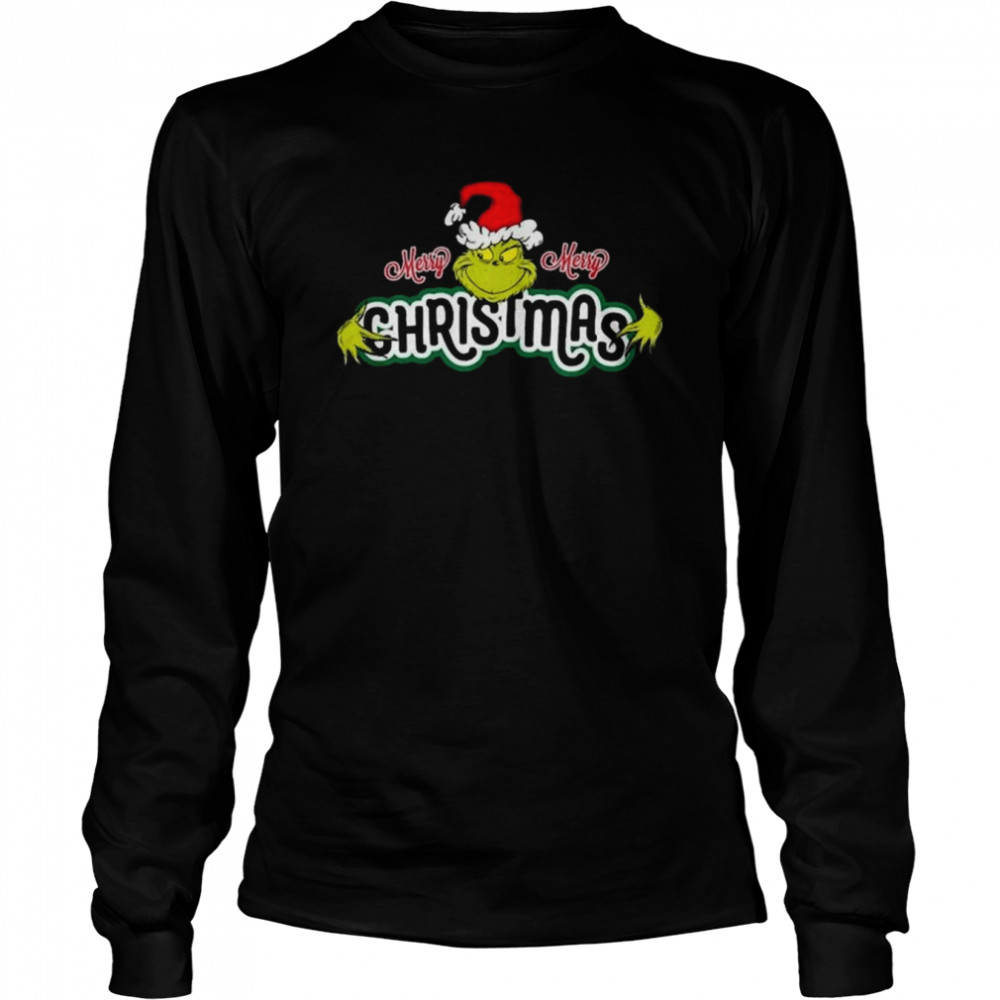 Dr. Seuss Grinch Hugs Christmas 2022 shirt Long Sleeved T-shirt