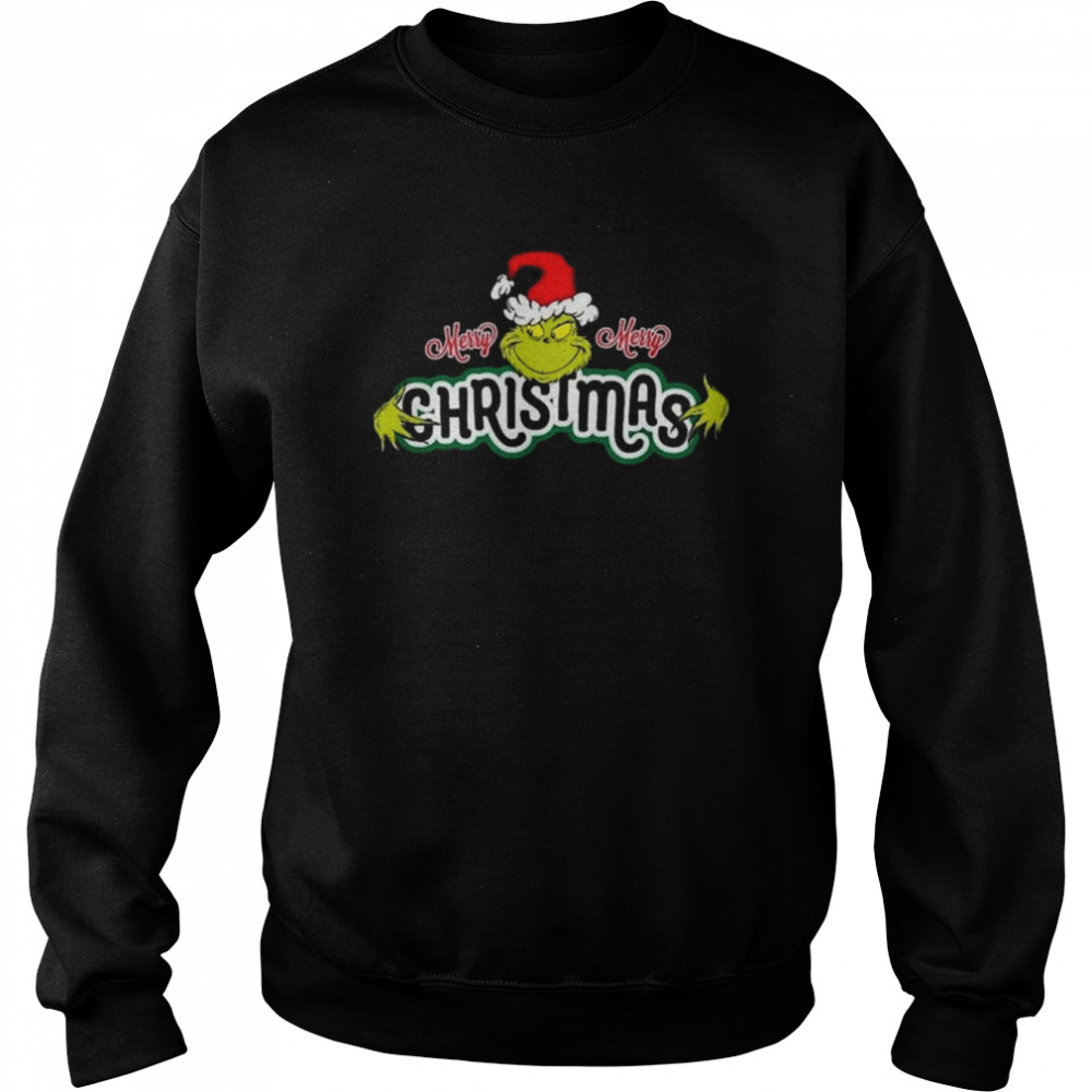 Dr. Seuss Grinch Hugs Christmas 2022 shirt Unisex Sweatshirt