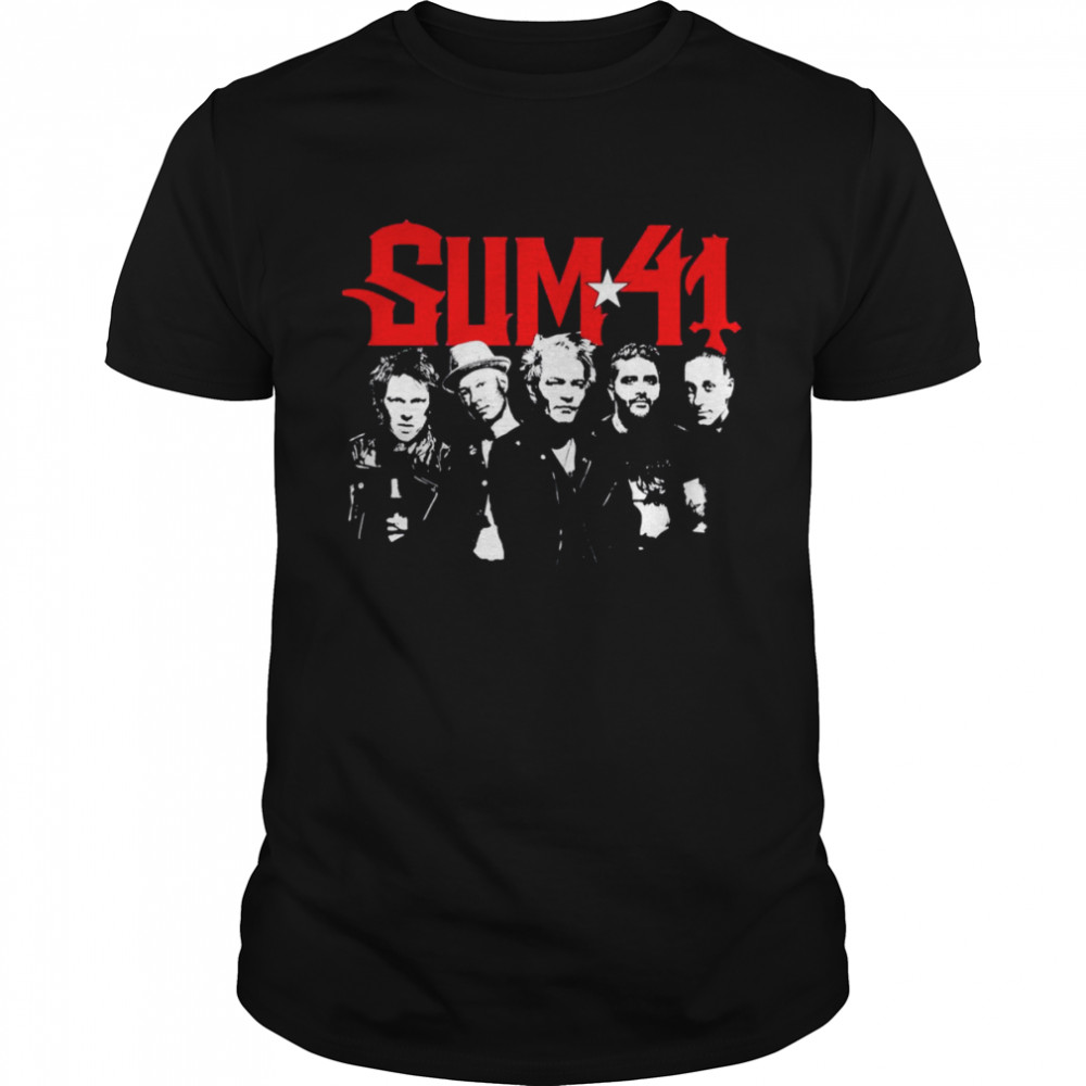 Five Members United Sum 41 Band shirt