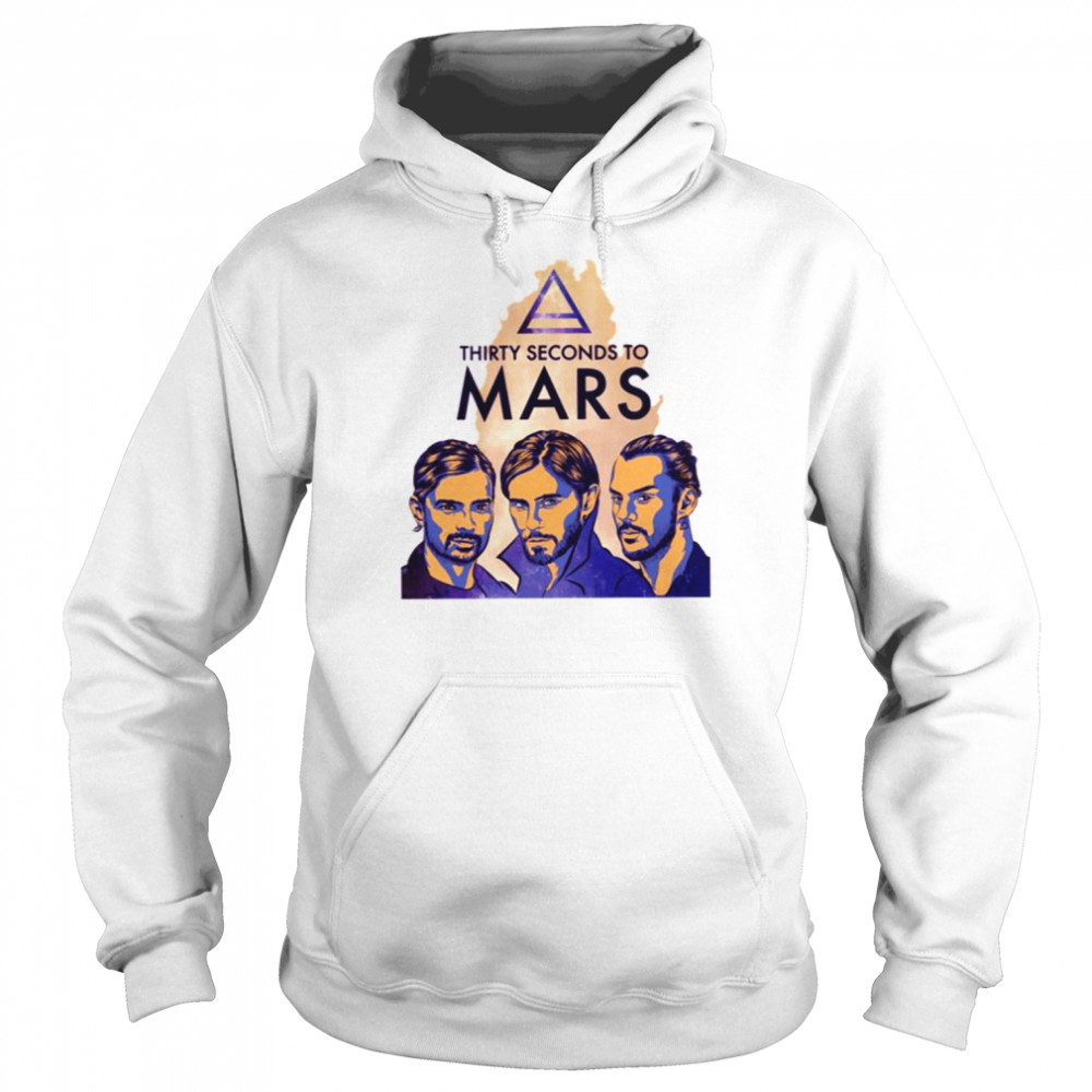 Flame On Fire 30 Seconds To Mars shirt Unisex Hoodie