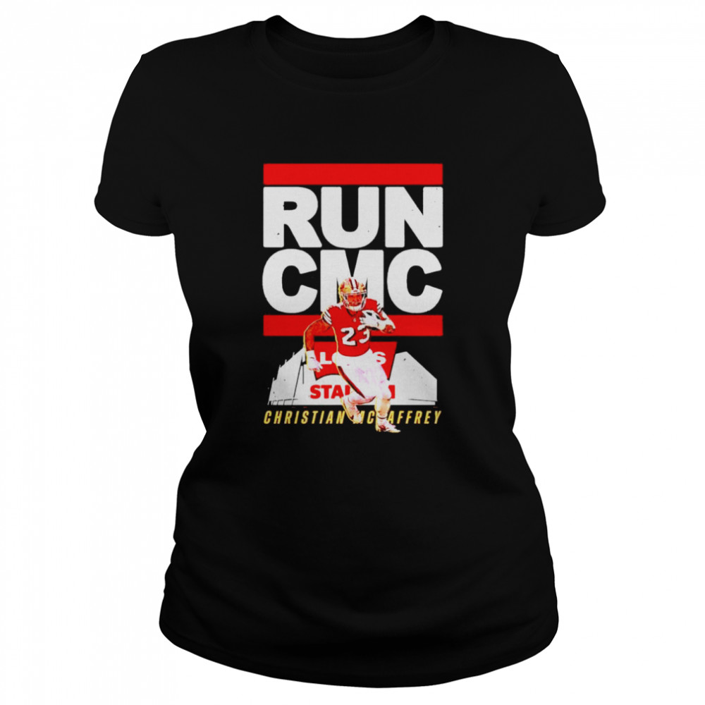 Run CMC 49ers Women's Long Sleeve Shirt 49ers Gifts for Her - Happy Place  for Music Lovers