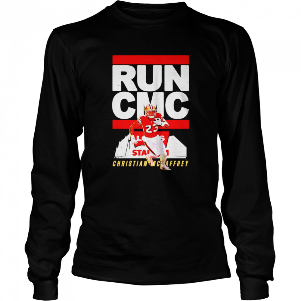 Run CMC 49ers Women's Long Sleeve Shirt 49ers Gifts for Her - Happy Place  for Music Lovers