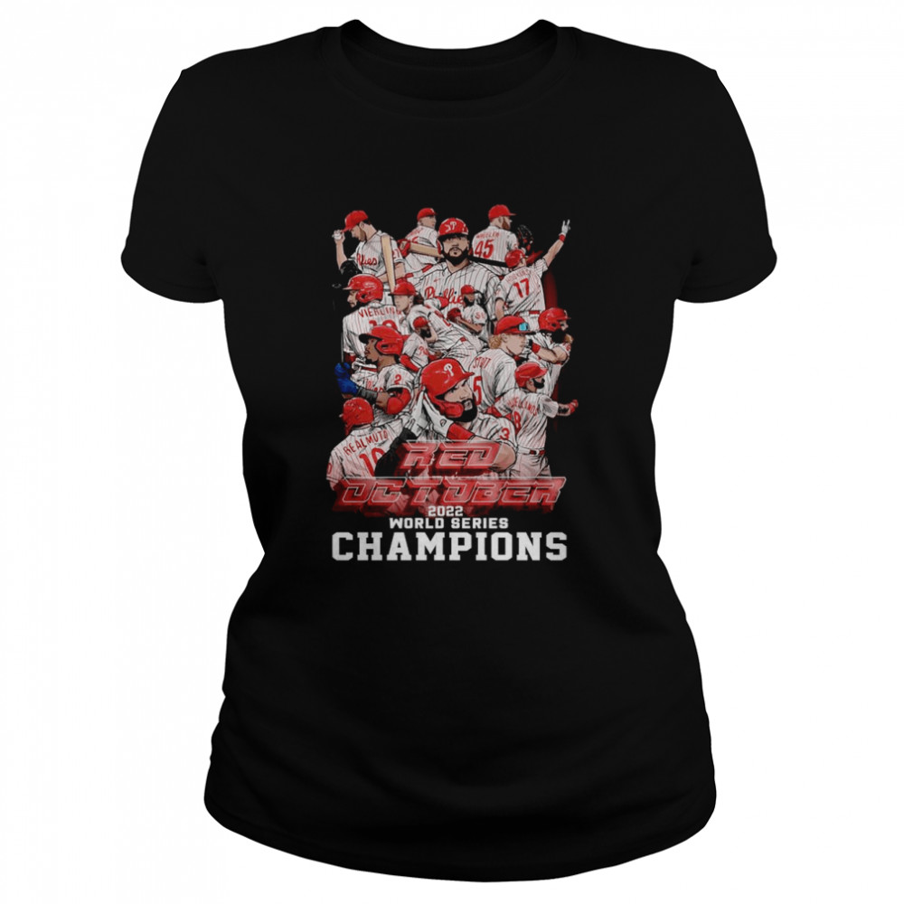 Philadelphia Phillies The Red October Baseball Team World Series 2022 Champions  Classic Women's T-shirt