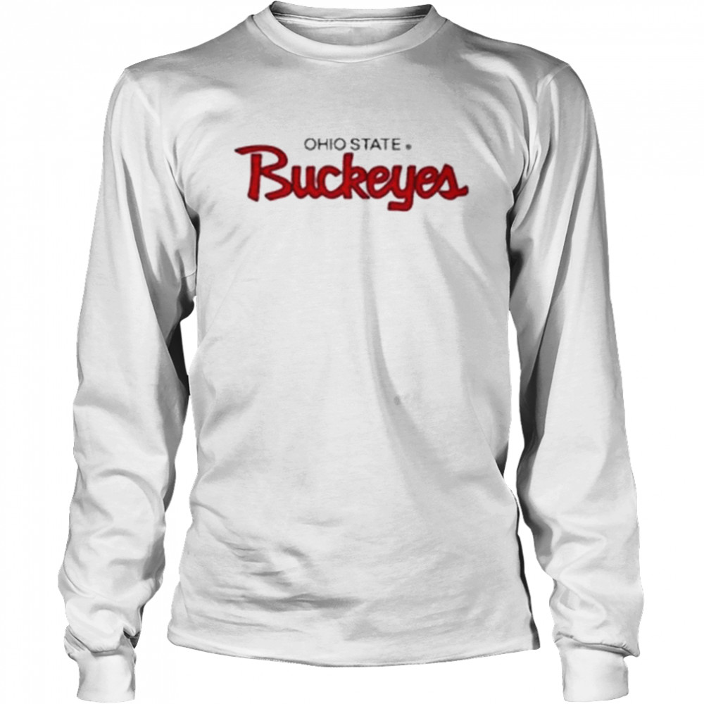 Ohio state buckeyes baseball performance raglan 3 4 shirt Long Sleeved T-shirt