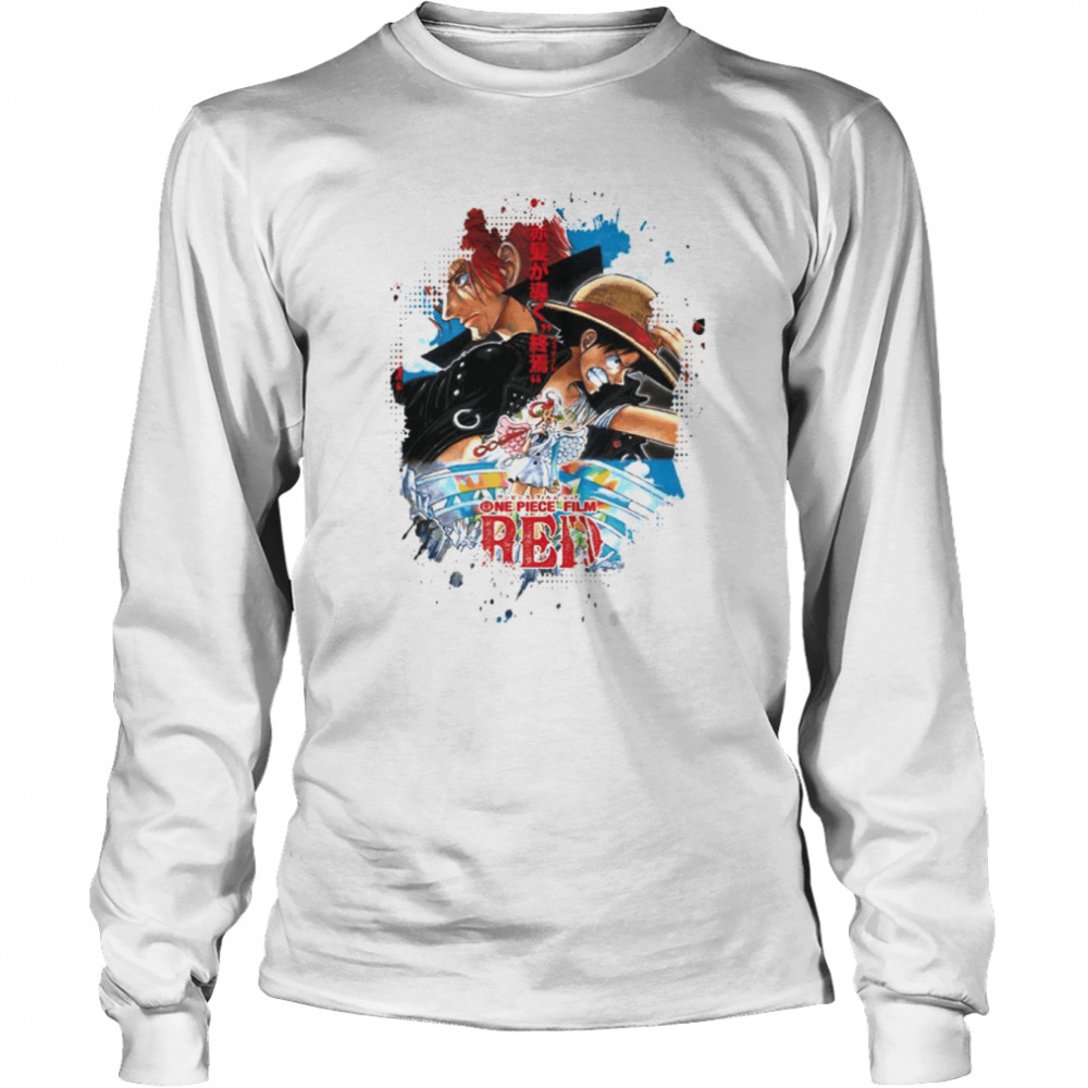 One Piece Film Red Anime shirt Long Sleeved T-shirt