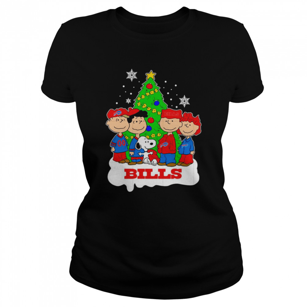 Snoopy The Peanuts Buffalo Bills Christmas T Shirts - Limotees