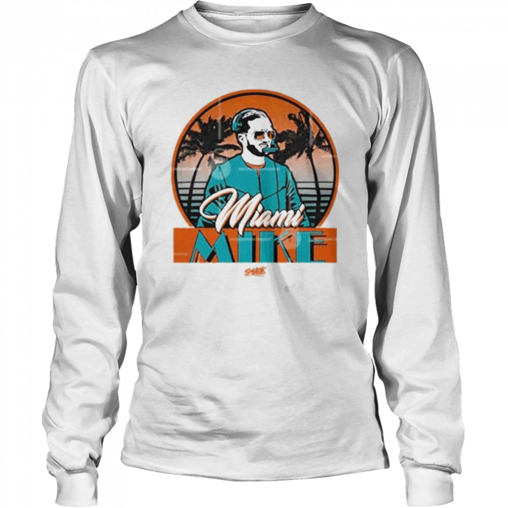 Smack Apparel Miami Mike T-Shirt for Miami Football Fans Soft Style Short Sleeve / Large / Black