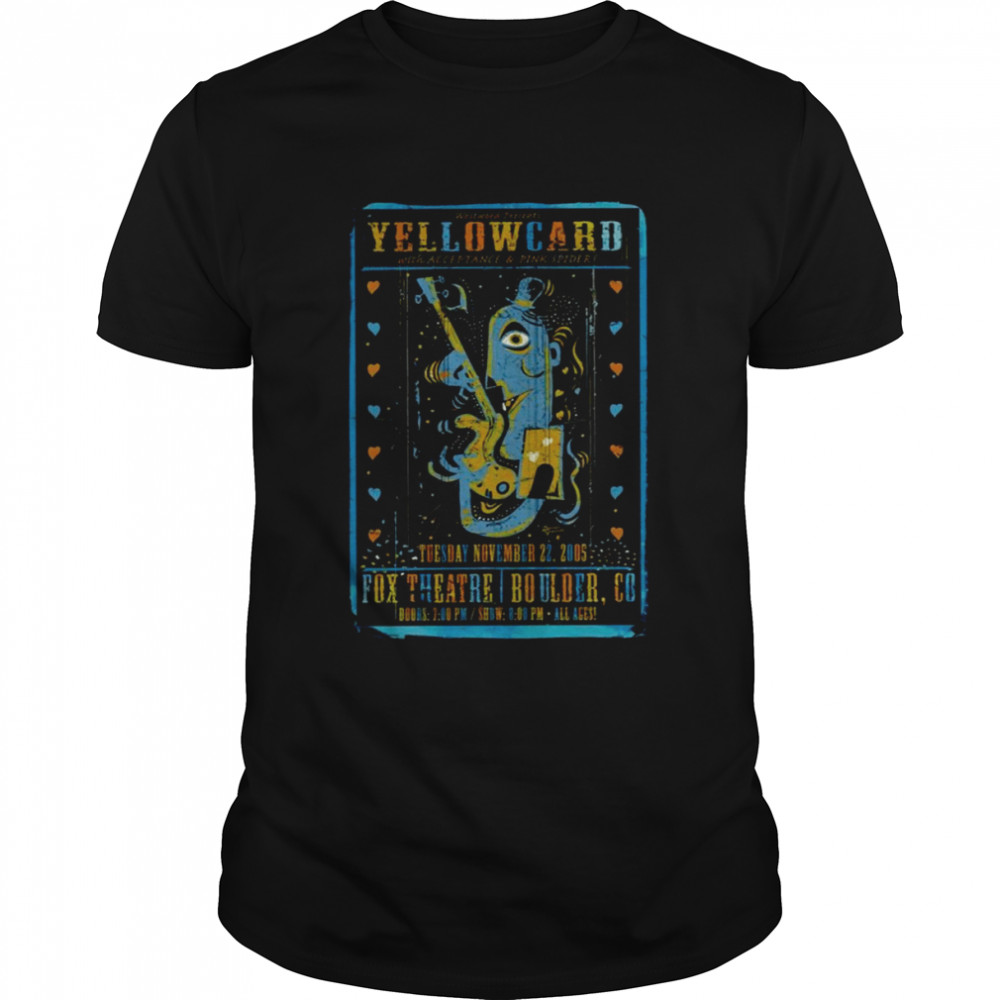 Fox Theatre Yellowcard Band shirt