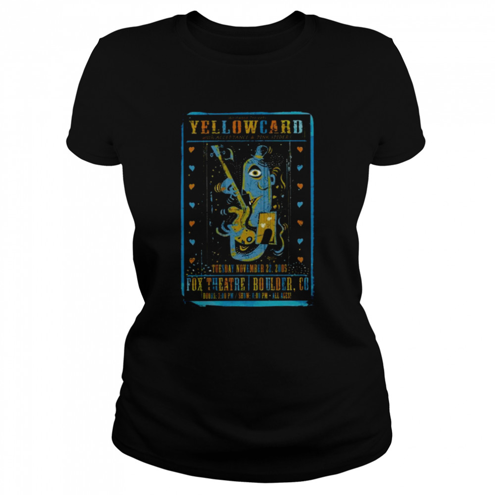 Fox Theatre Yellowcard Band shirt Classic Women's T-shirt