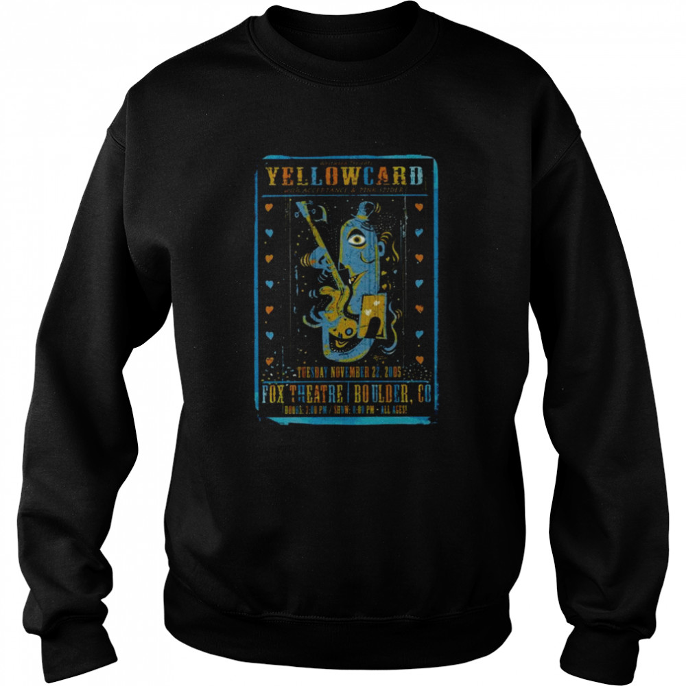 Fox Theatre Yellowcard Band shirt Unisex Sweatshirt
