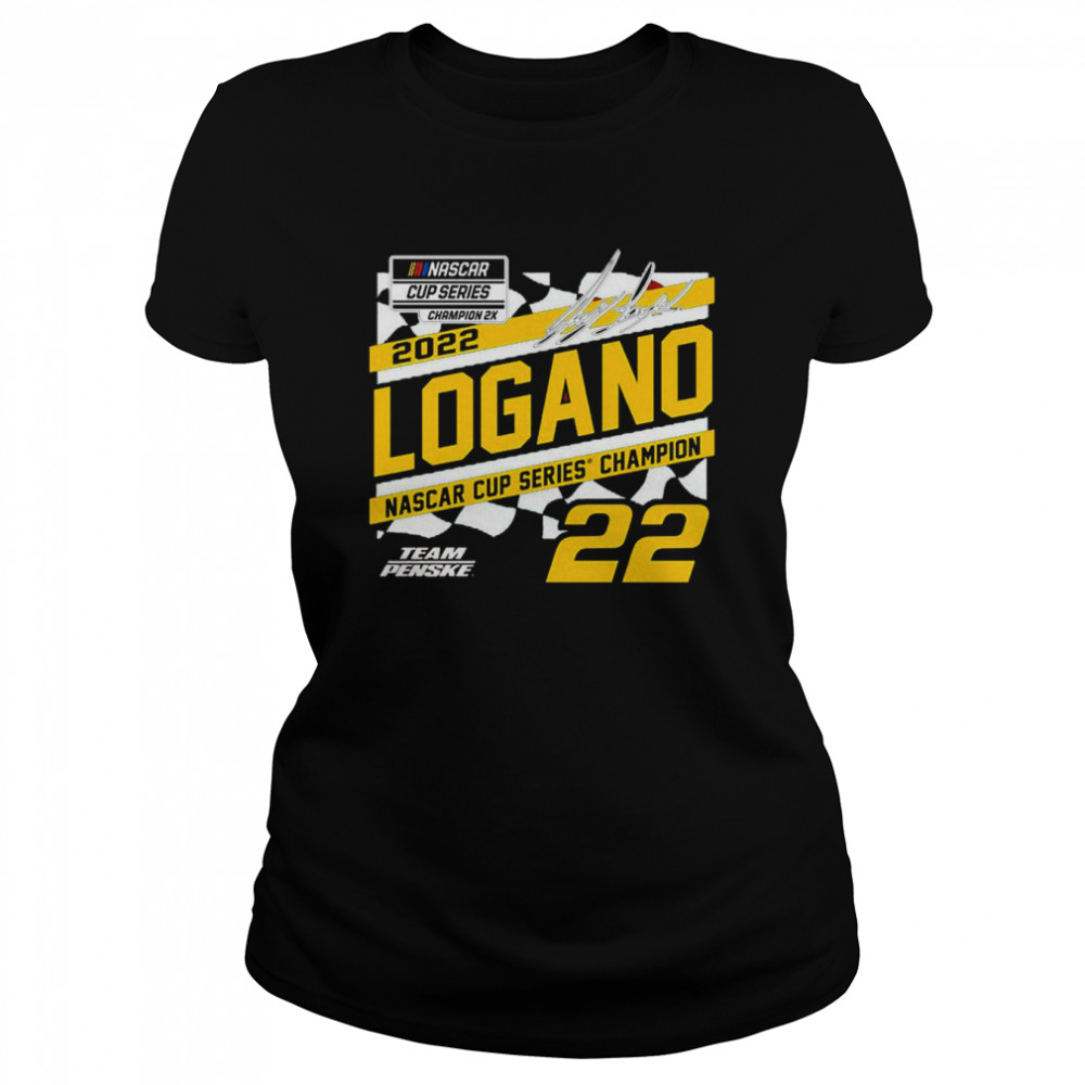 Joey Logano Team Penske 2022 NASCAR Cup Series Champion Final shirt Classic Women's T-shirt