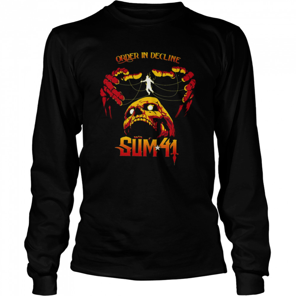Order In Decline Sum 41 Band shirt Long Sleeved T-shirt
