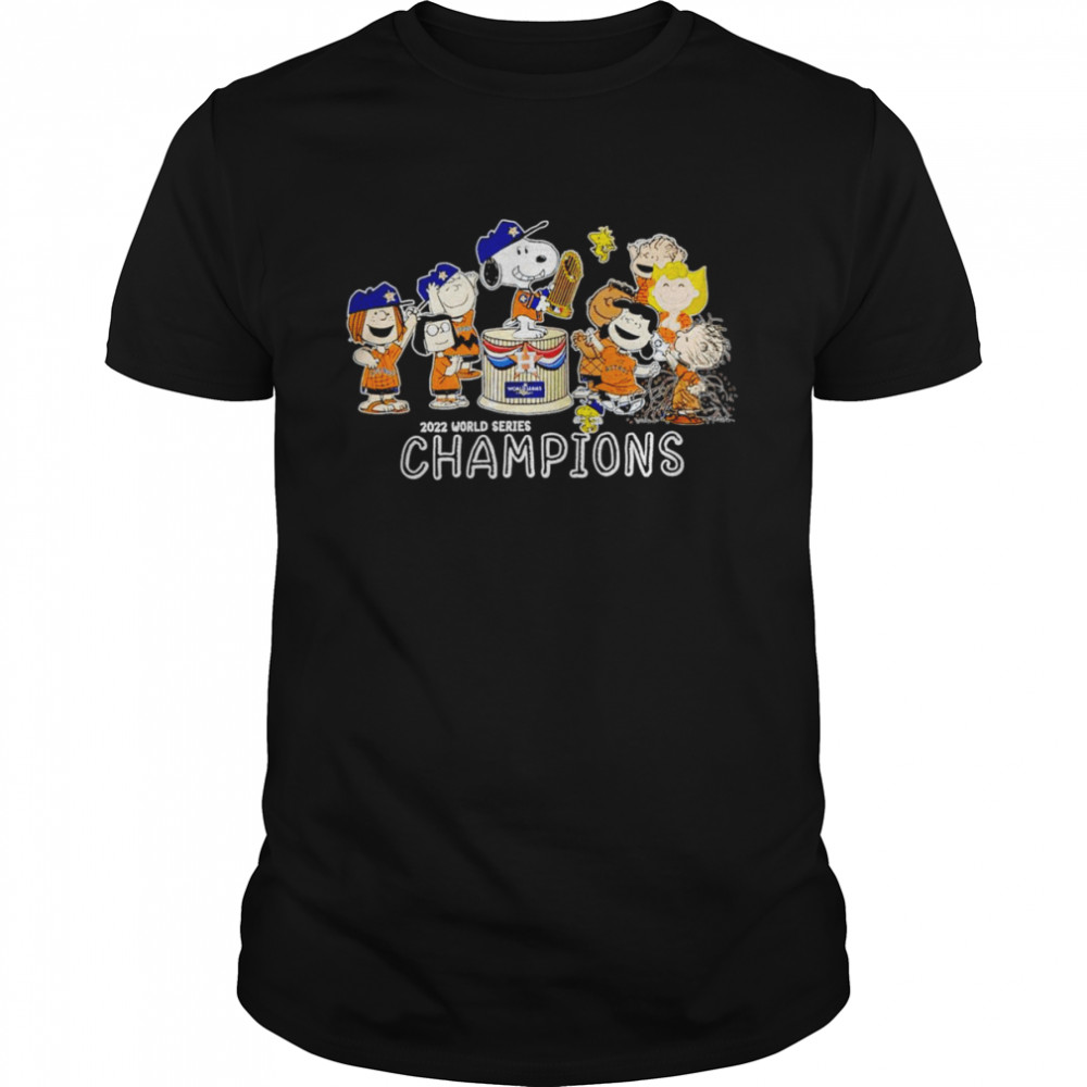 Peanuts characters Houston Astros 2022 World Series Champions shirt