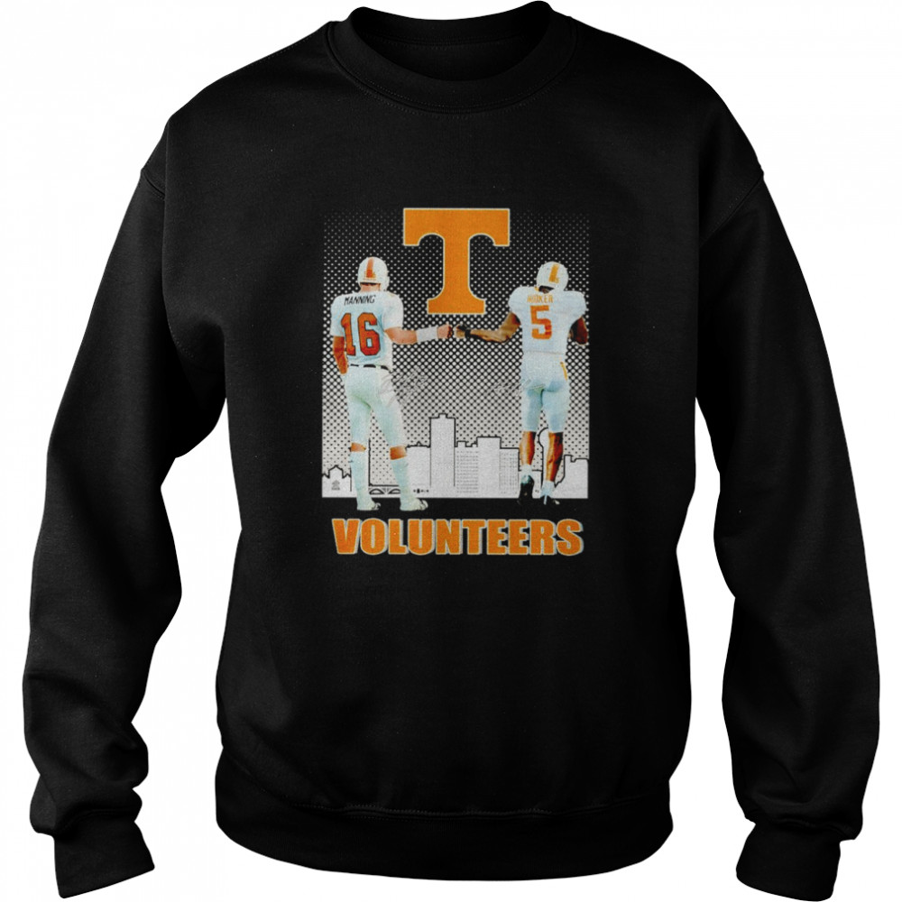 Peyton Manning and Hendon Hooker Tennessee Volunteers signatures shirt Unisex Sweatshirt