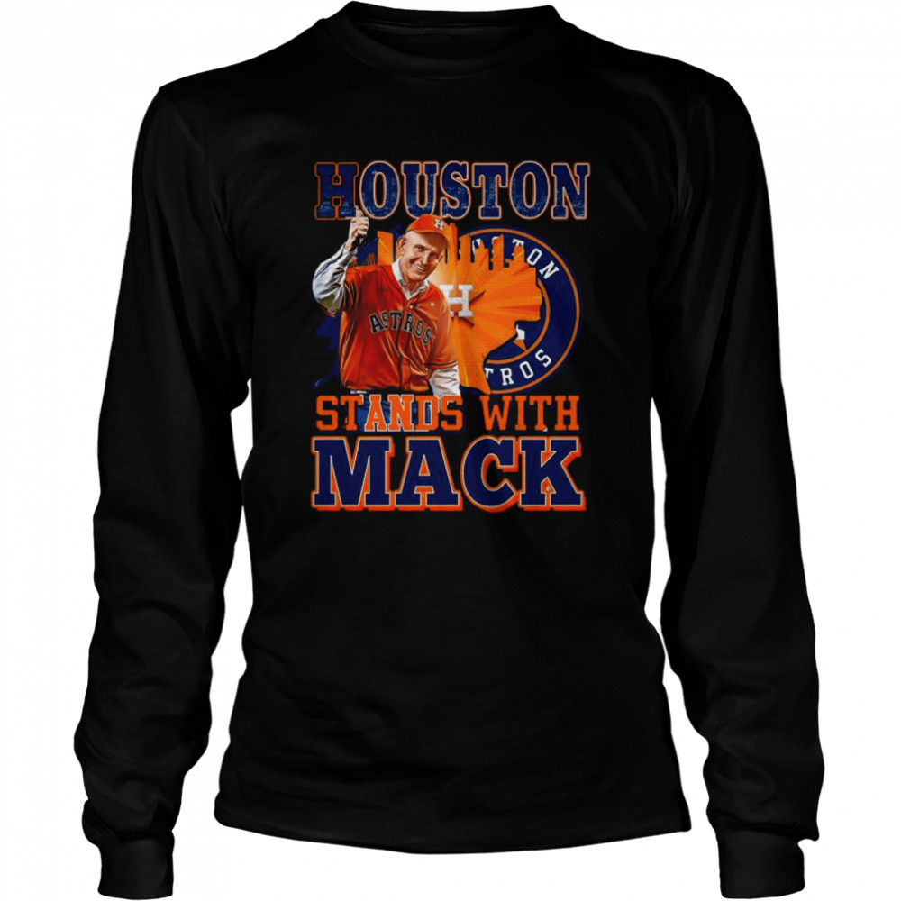 2022 Mattress Mack Houston Stands With Mack 2022 shirt Long Sleeved T-shirt