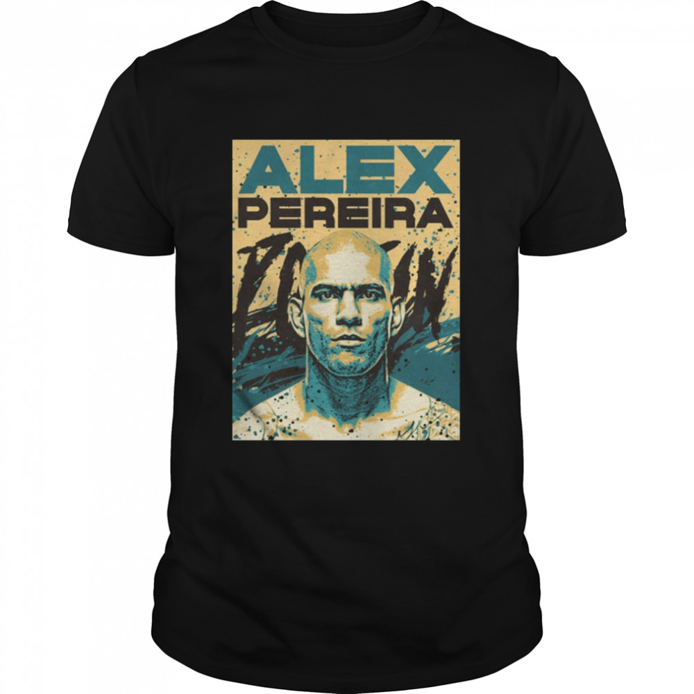 Alex Pereira Retro Ufc Portrait shirt