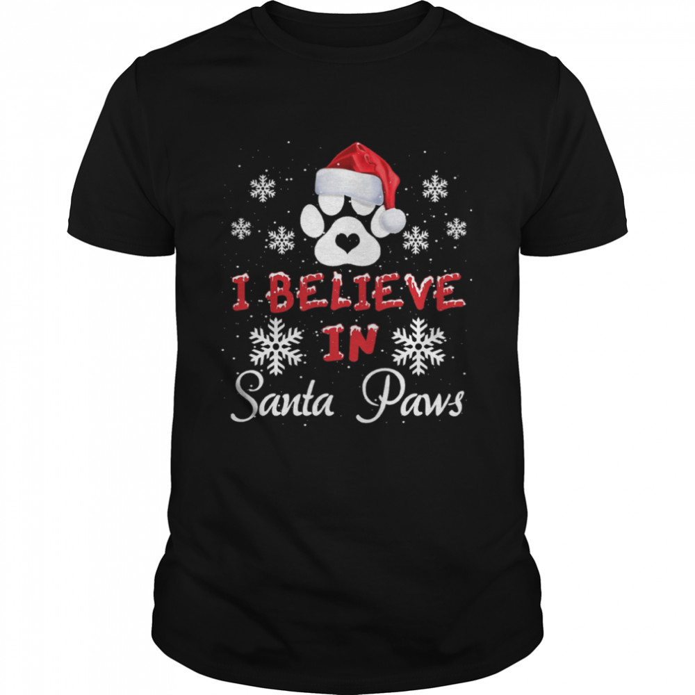 I Believe In Santa Paws Christmas Classic Men's T-shirt
