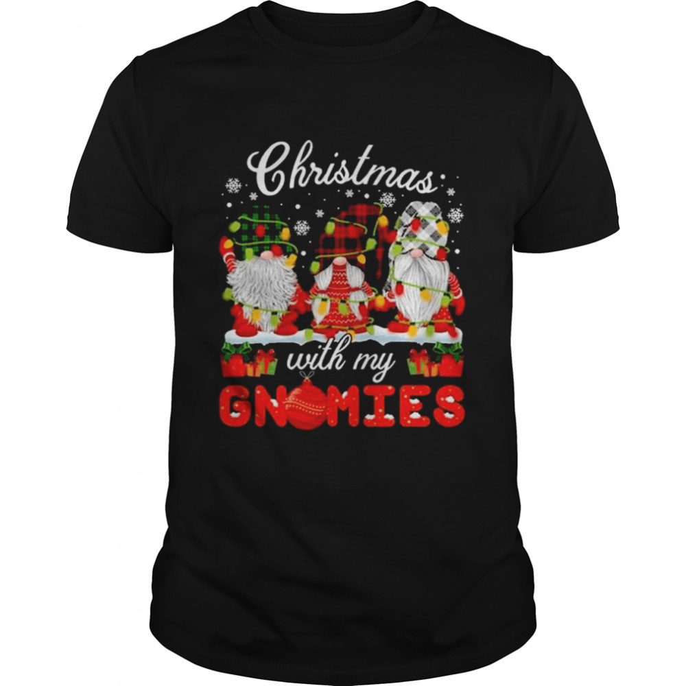 Christmas With My Gnomies Cute Gnomies Christmas 2022 shirt