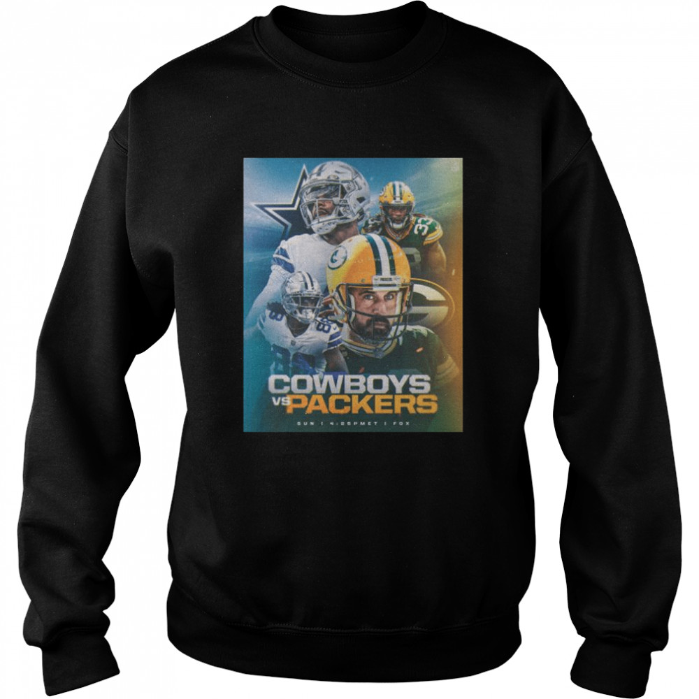 Cowboys vs Packers NFL 2022 kickoff matchup shirt Unisex Sweatshirt
